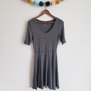 Decree Black & White Dress